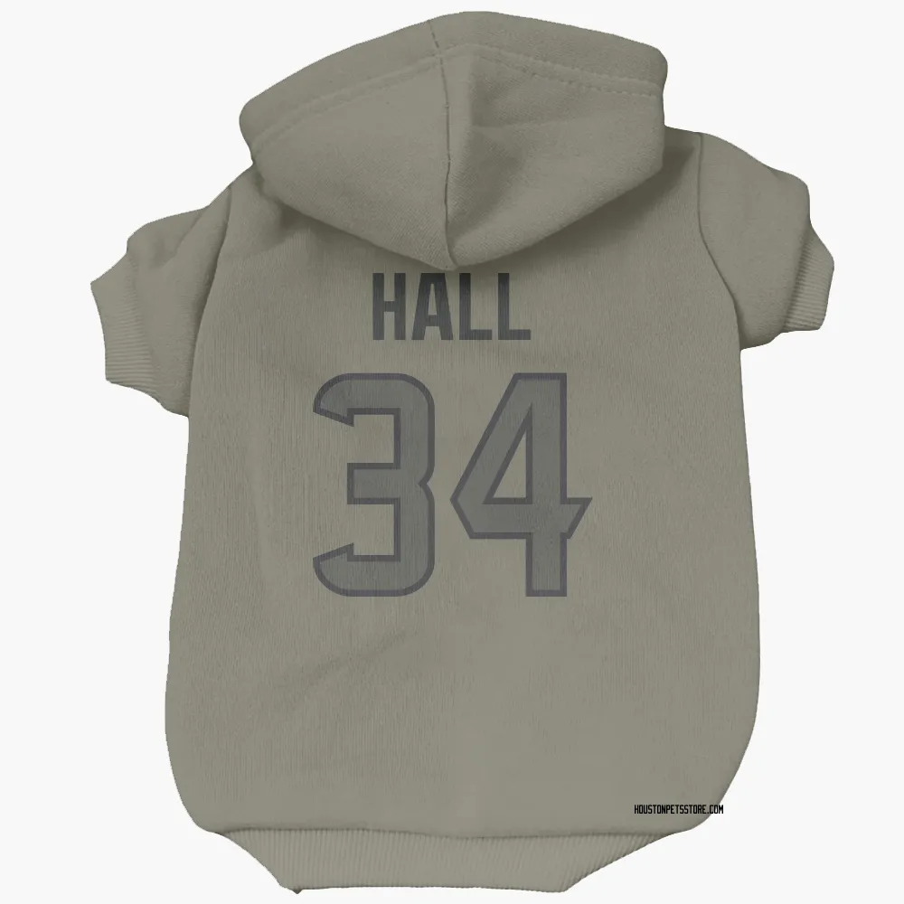 Houston Texans Bryce Hall Olive Pet Hoodie for Dog & Cat