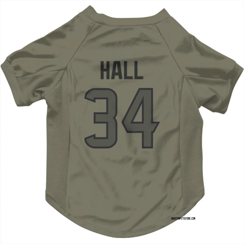 Houston Texans Bryce Hall Olive Pet Jersey for Dog & Cat