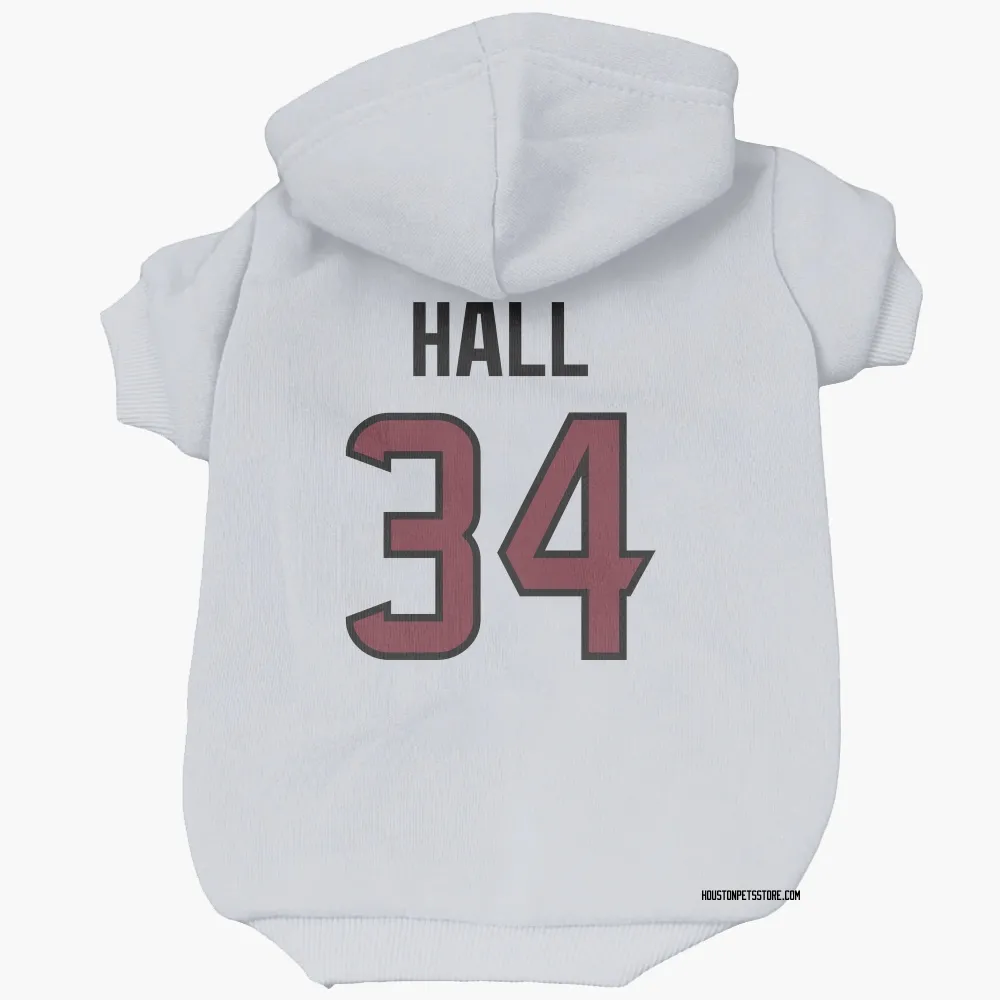 Houston Texans Bryce Hall White Pet Hoodie for Dog & Cat