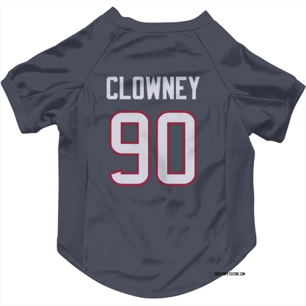 Houston Texans Jadeveon Clowney Navy Pet Jersey for Dog & Cat