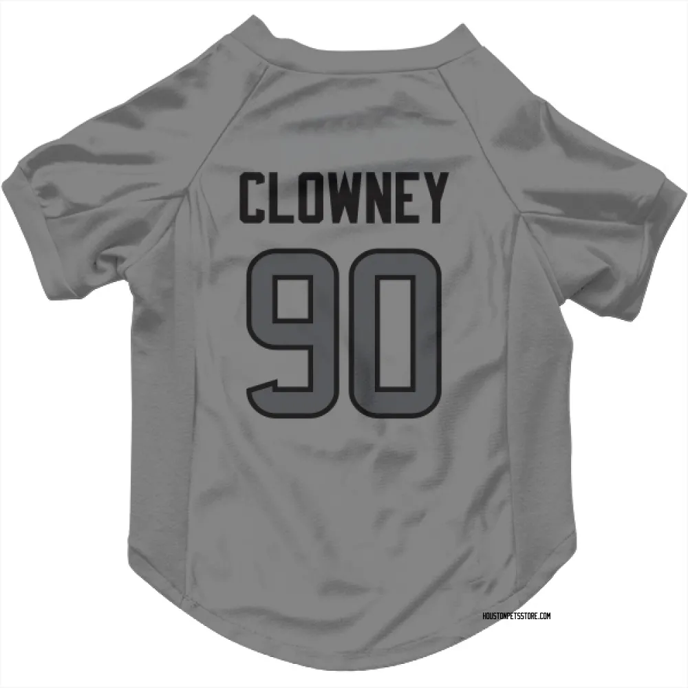 Houston Texans Jadeveon Clowney Silver Pet Jersey for Dog & Cat