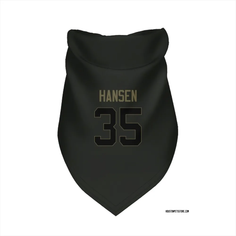 Houston Texans Jake Hansen Black Service Pet Bandana for Dog & Cat
