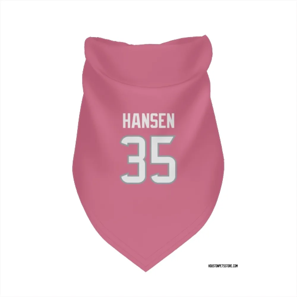 Houston Texans Jake Hansen Pink Pet Bandana for Dog & Cat