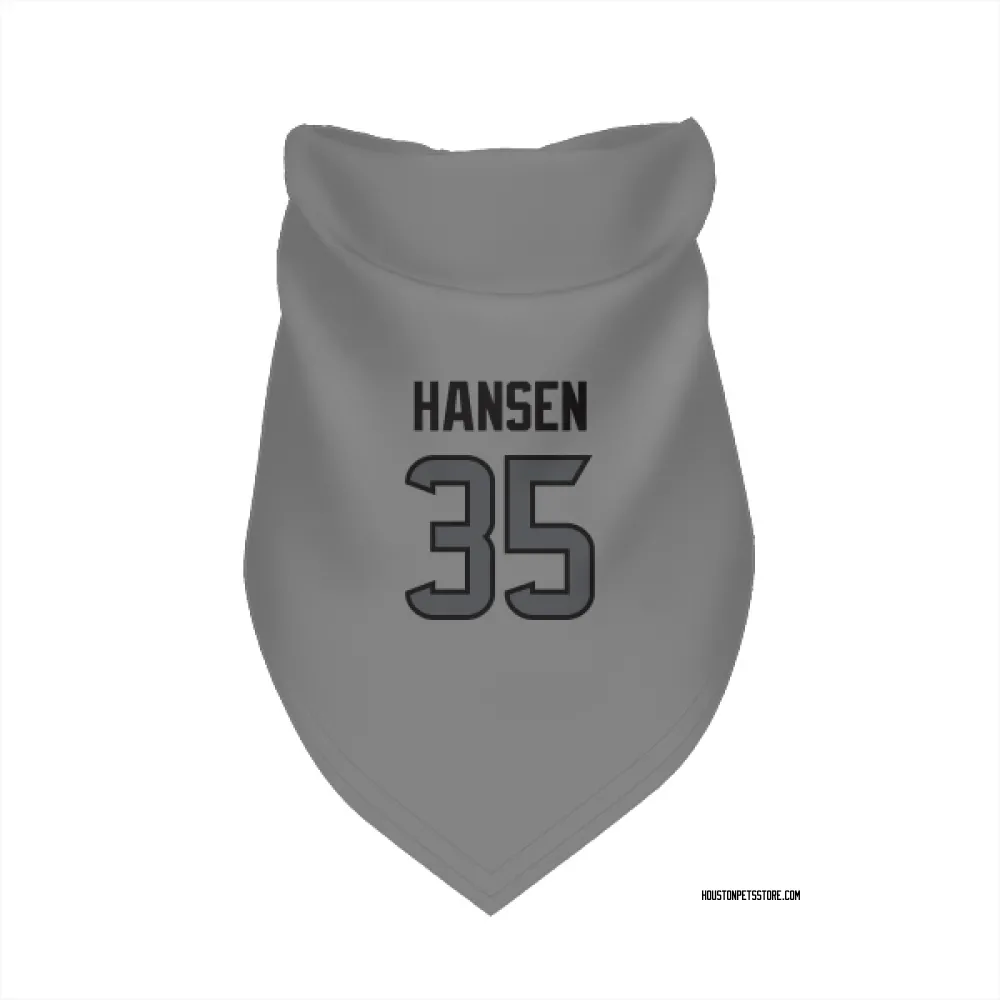 Houston Texans Jake Hansen Silver Pet Bandana for Dog & Cat