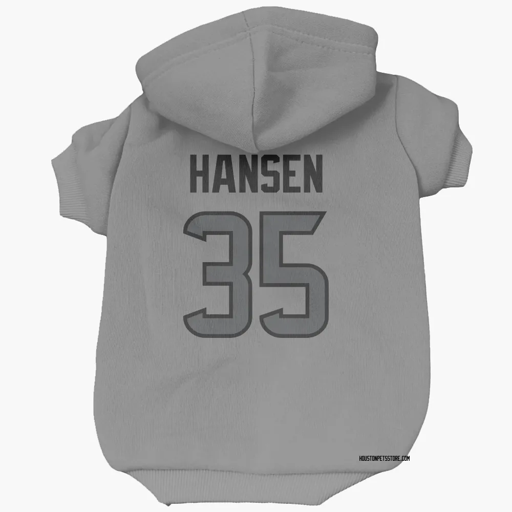 Houston Texans Jake Hansen Silver Pet Hoodie for Dog & Cat