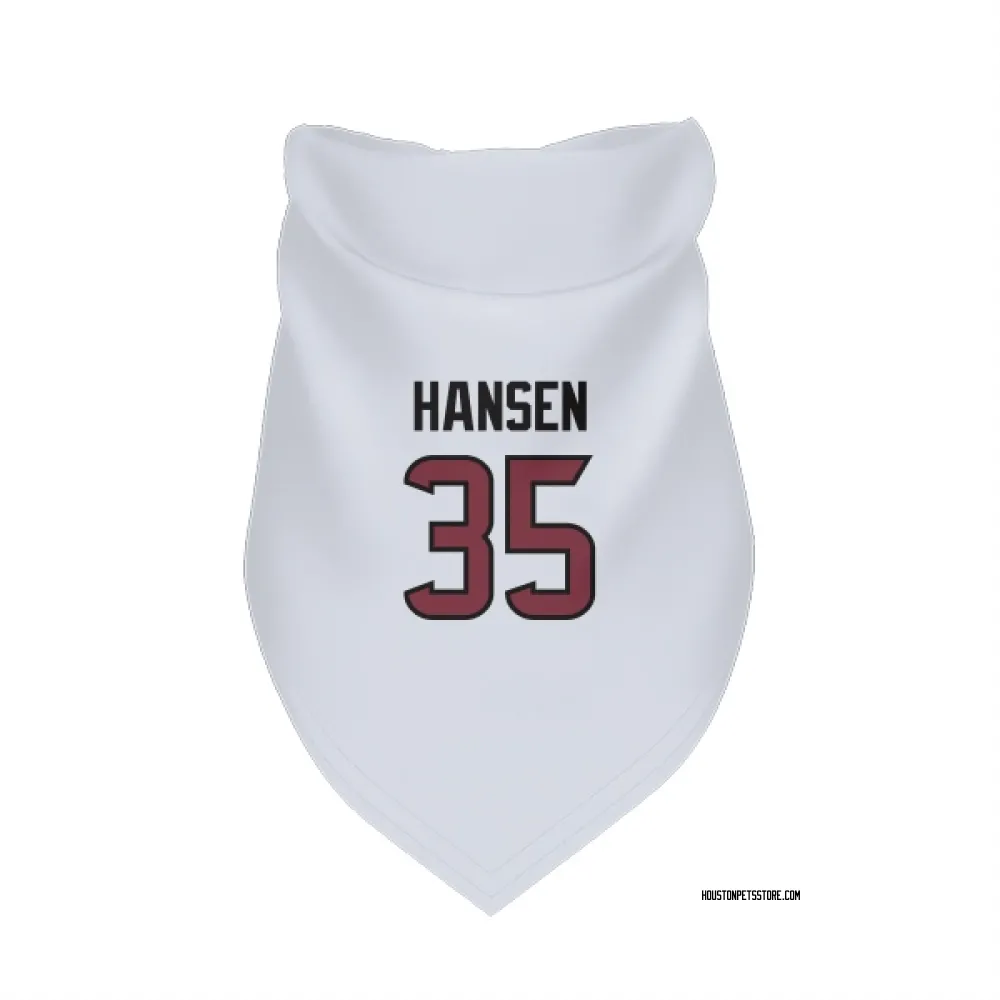 Houston Texans Jake Hansen White Pet Bandana for Dog & Cat