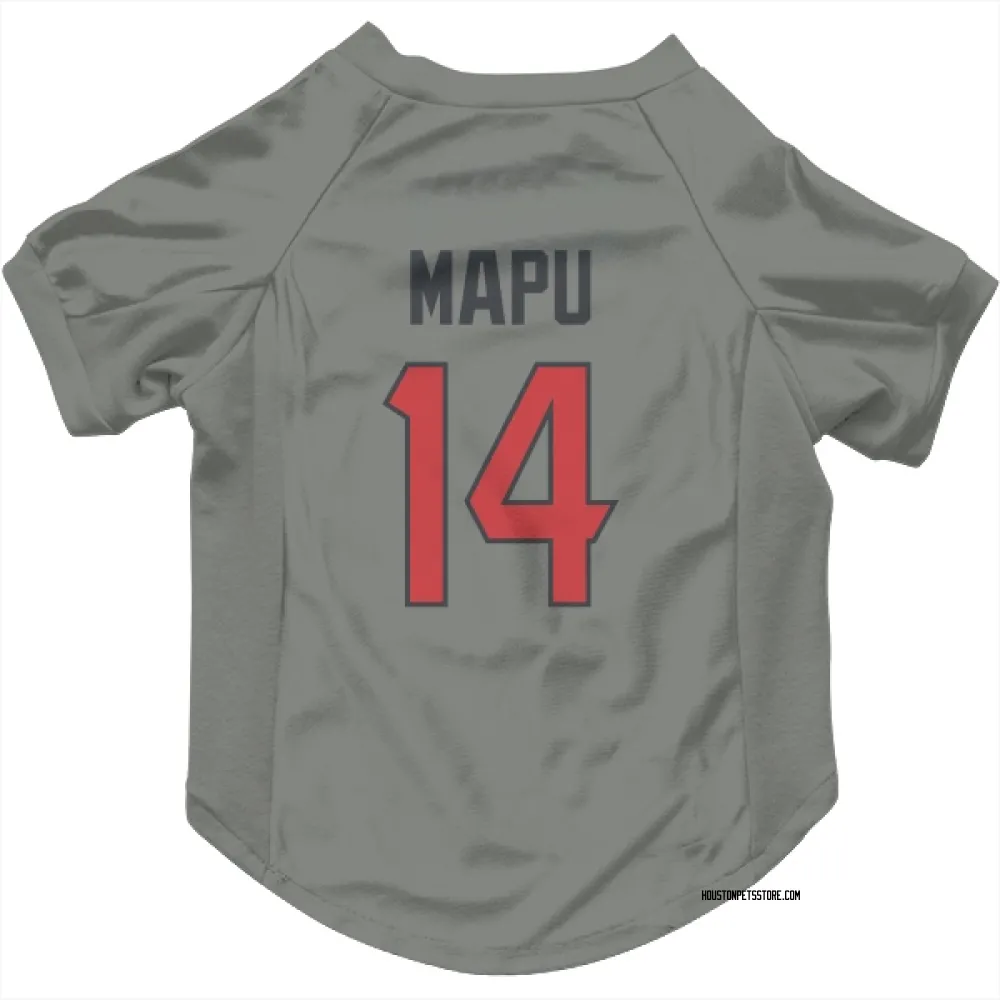 Houston Texans Marte Mapu Gray Pet Jersey for Dog & Cat