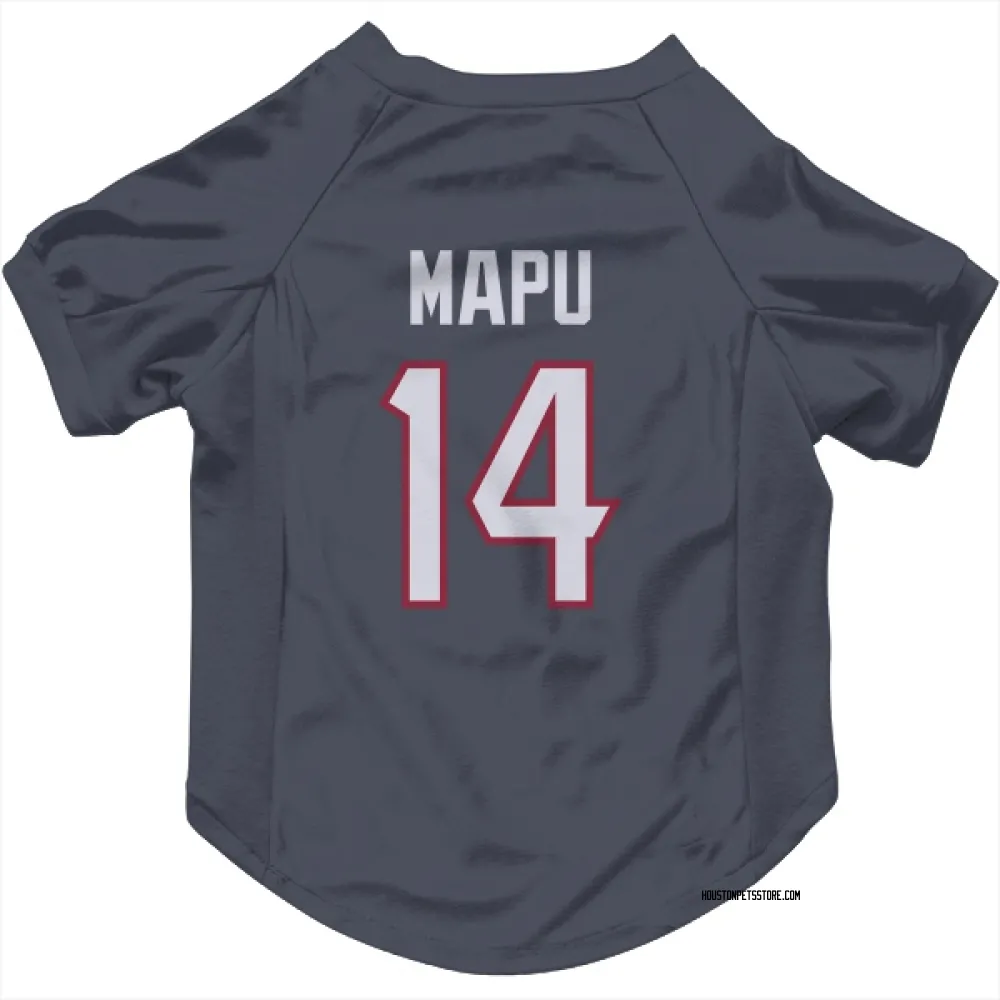 Houston Texans Marte Mapu Navy Pet Jersey for Dog & Cat