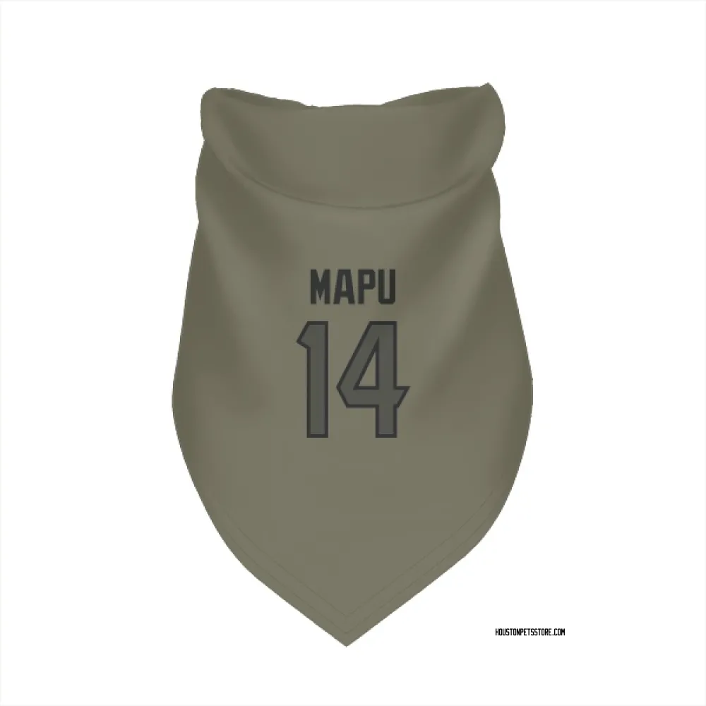Houston Texans Marte Mapu Olive Pet Bandana for Dog & Cat