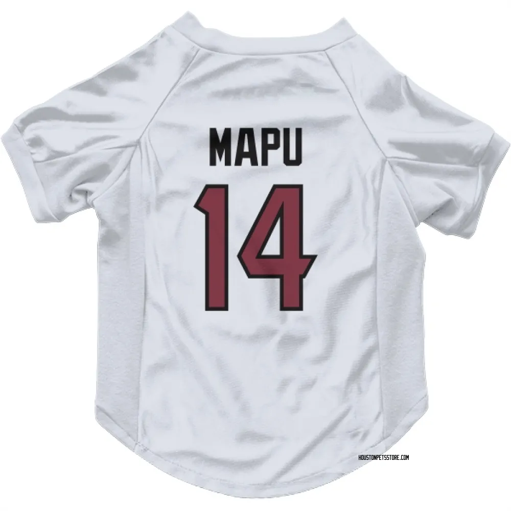 Houston Texans Marte Mapu White Pet Jersey for Dog & Cat